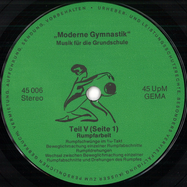 Georg Jiri Tayerle : Moderne Gymnastik / Musik Für Die Grundschule / Teil V (7", Gat)