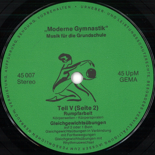 Georg Jiri Tayerle : Moderne Gymnastik / Musik Für Die Grundschule / Teil V (7", Gat)