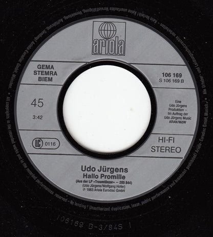 Udo Jürgens : Entschuldigung, Wo Geht's Hier Zur Hölle (7", Single)