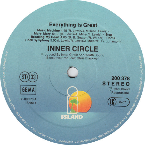 Inner Circle : Everything Is Great (LP, Album)