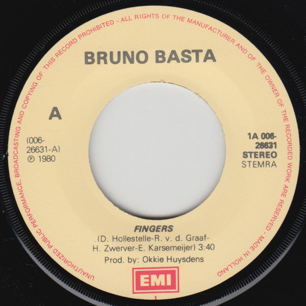 Bruno Basta! : Fingers (7", Single)