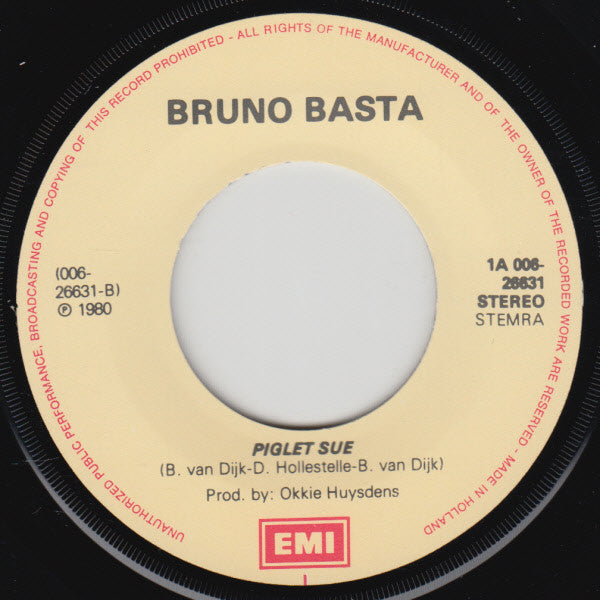 Bruno Basta! : Fingers (7", Single)