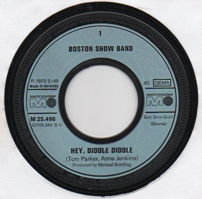 The Boston Show Band : Hey, Diddle Diddle / Come On Over (7")