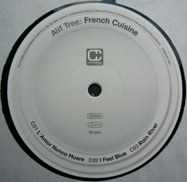 Alif Tree : French Cuisine (2x12", Album)