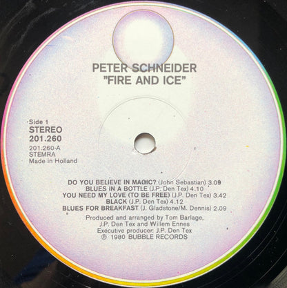 Peter Schneider (4) : Fire And Ice (LP, Album)