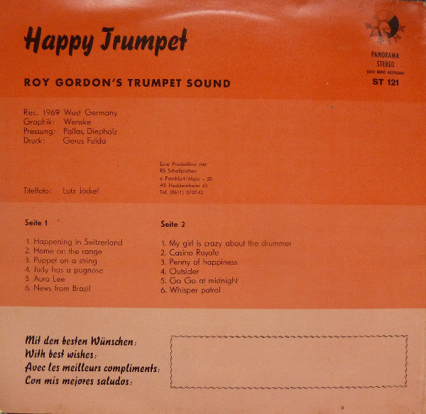 Roy Gordon : Happy Trumpet (LP, Album)