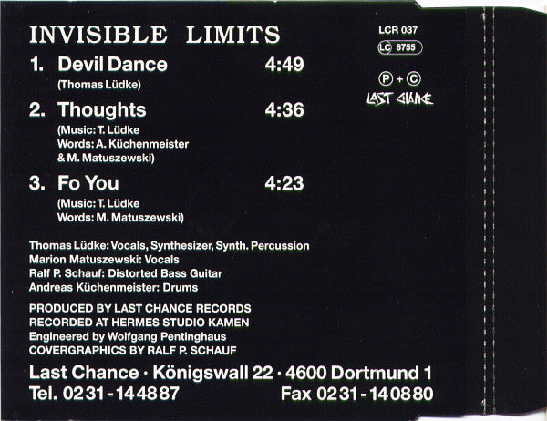 Invisible Limits : Devil Dance (CD, Single)