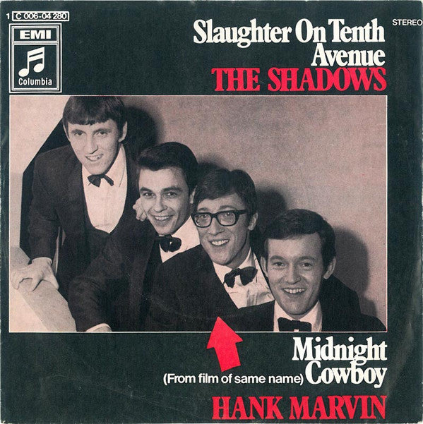 The Shadows : Slaughter On Tenth Avenue (7", Single)