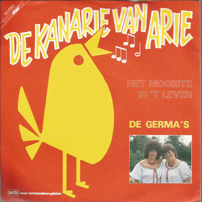 De Germa's : De Kanarie Van Arie (7", Single)