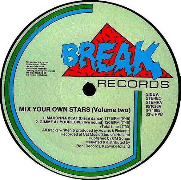 Adams & Fleisner : Mix Your Own 'Stars' (Volume 2) (12")