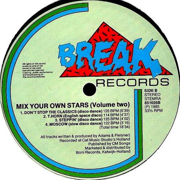 Adams & Fleisner : Mix Your Own 'Stars' (Volume 2) (12")