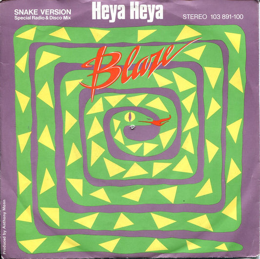 Blaze (4) : Heya Heya (7", Single)