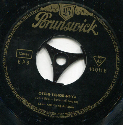 Louis Armstrong : Skokiaan ⦁ Otchi-Tchor-Ni-Ya (7", EP, RP)