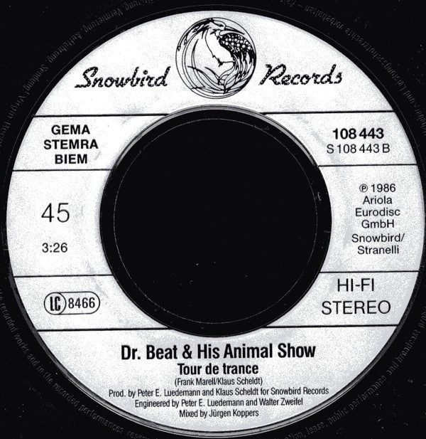 Dr. Beat & His Animal Show : Voulez-Vous L'Amour (7", Single)