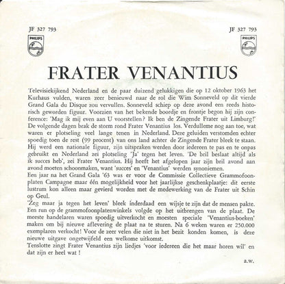 Wim Sonneveld : Frater Venantius (7", RE, Red)