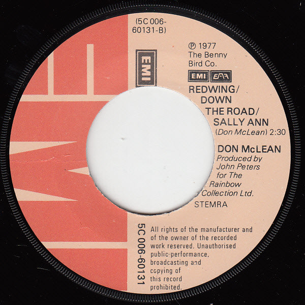 Don McLean : Prime Time (7", Single)