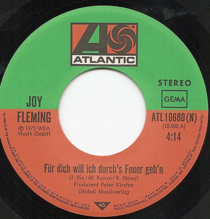 Joy Fleming : Für Dich Will Ich Durch's Feuer Geh'n (7", Single)