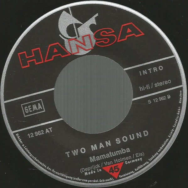 Two Man Sound : Vini-Vini (7", Single)