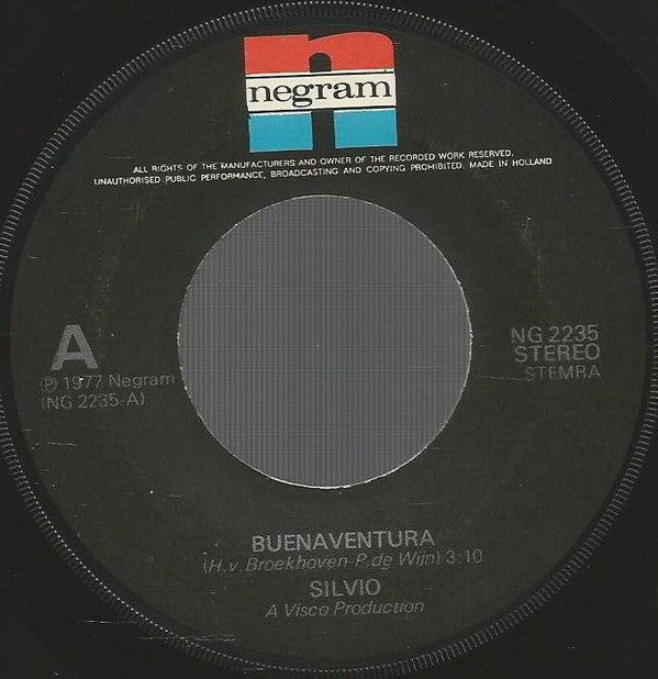 Silvio (3) : Buenaventura (7", Single)