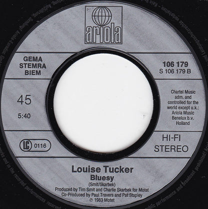 Louise Tucker : No Tears To Cry (7", Single)