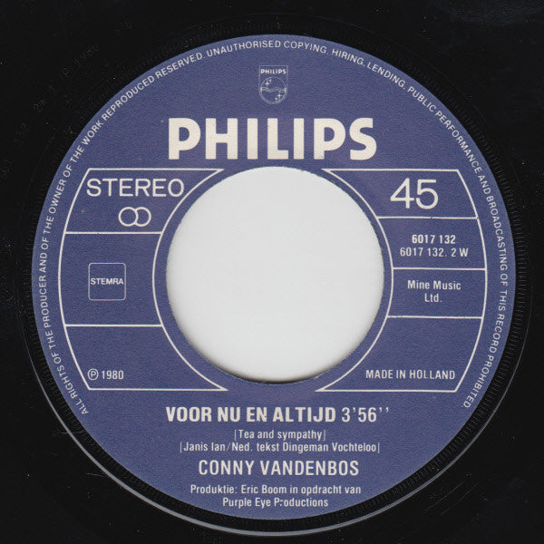 Conny Vandenbos : De Andere Kant Van De Maan (7", Single)