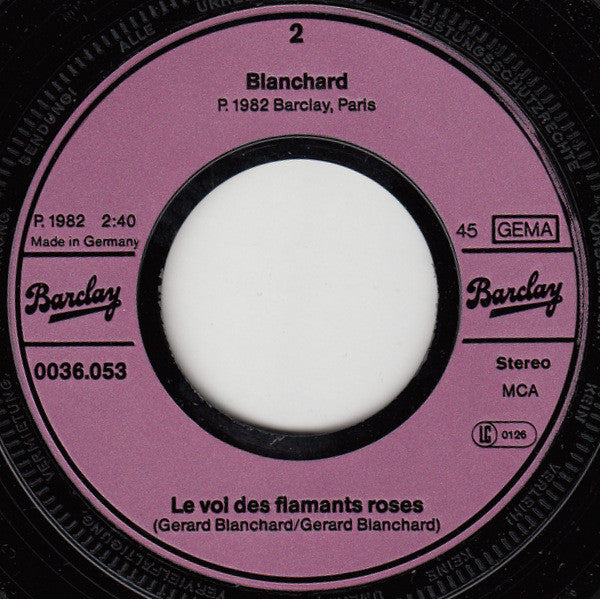 Gérard Blanchard : Bobo Rock (7", Single)