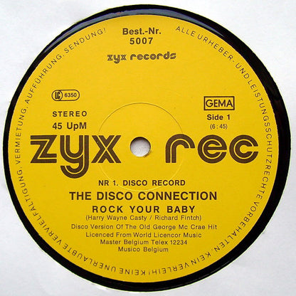 Disco Connection : Rock Your Baby (12", Yel)