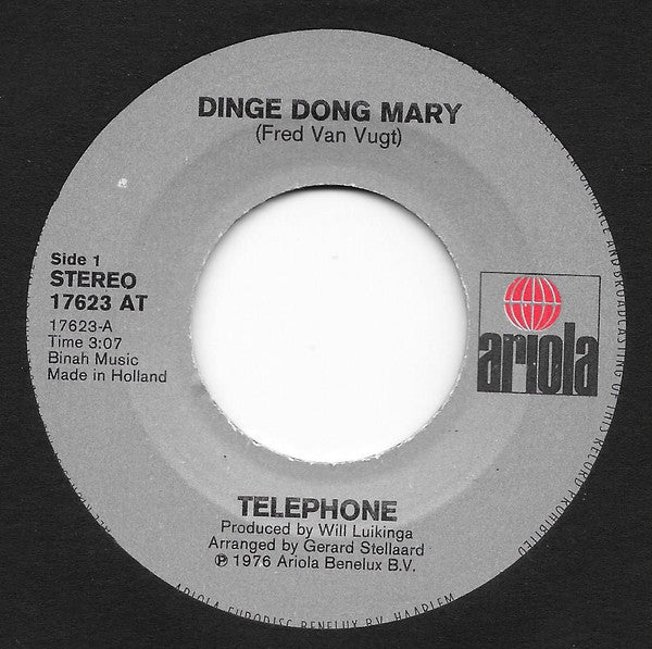 Telephone (3) : Dinge Dong Mary (7", Single)