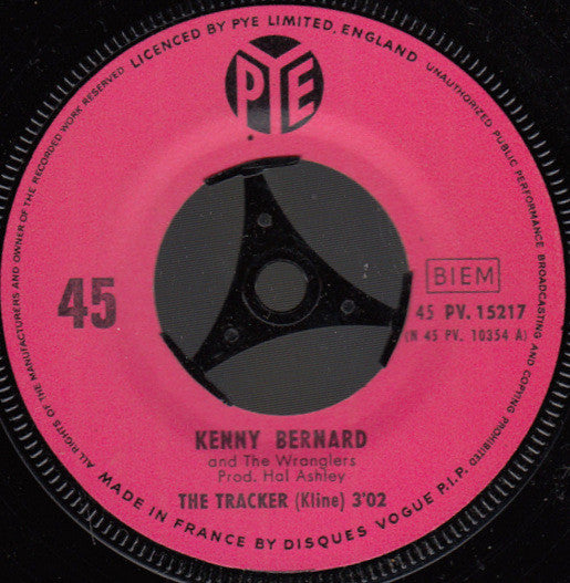 Kenny Bernard And The Wranglers : The Tracker (7", Single)