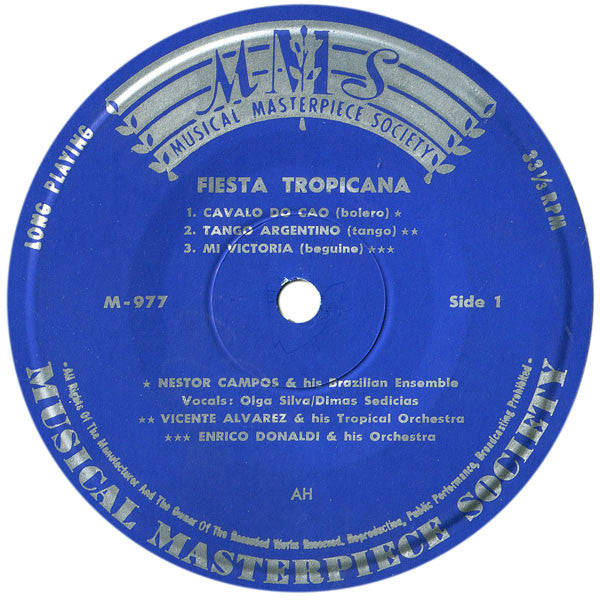 Various : Fiesta Tropicana (Tänze Aus Südamerika) (7", EP, Sol)