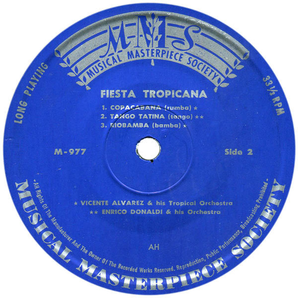 Various : Fiesta Tropicana (Tänze Aus Südamerika) (7", EP, Sol)