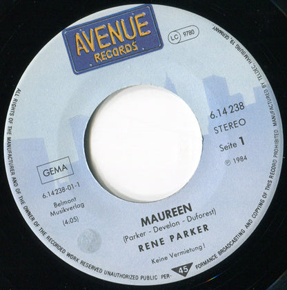 Rene Parker : Maureen (7", Single)