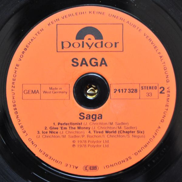 Saga (3) : Saga (LP, Album, RP)