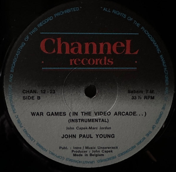 John Paul Young : War Games (12", Maxi)