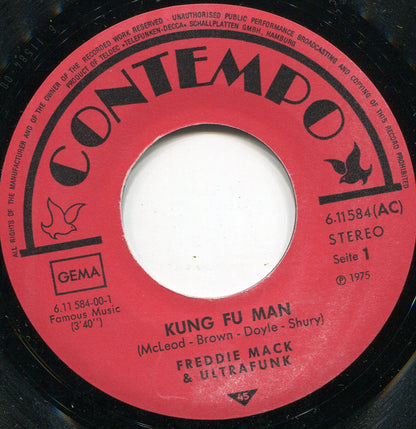 Freddie Mack & Ultrafunk : Kung Fu Man (7", Single)