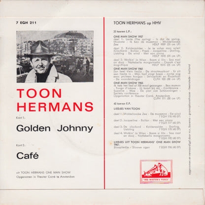 Toon Hermans : Golden Johnny / Café (7")