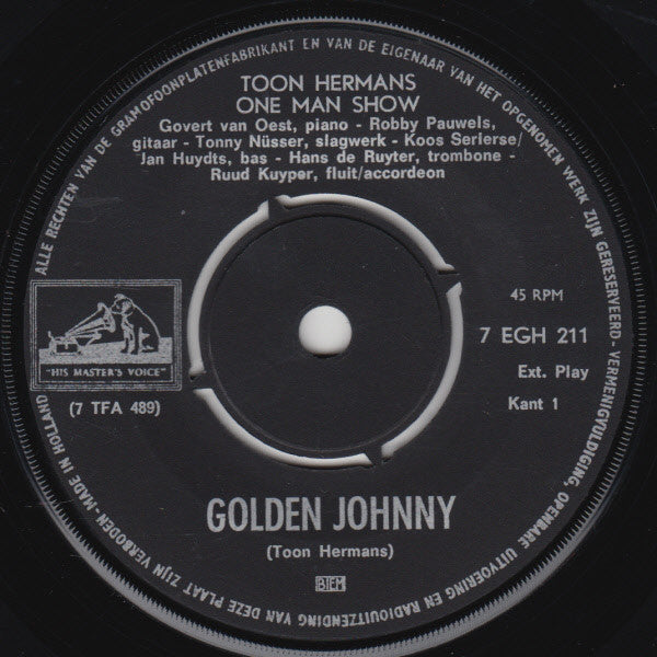 Toon Hermans : Golden Johnny / Café (7")