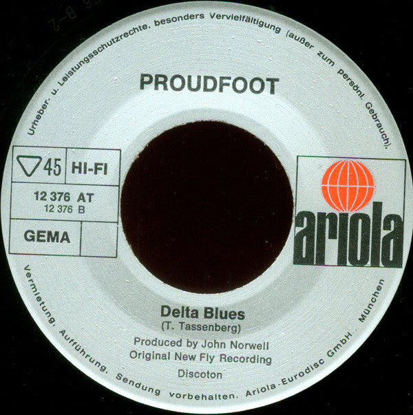 Proudfoot : Delta Queen (7", Single)