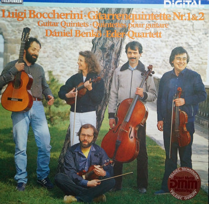 Luigi Boccherini - Dániel Benkő • Éder Quartet : Gitarrenquintette Nr.1&2 • Guitar Quintets • Quintettes Pour Guitarre (LP, Album)