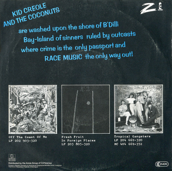 Kid Creole And The Coconuts : Dear Addy (7", Single)