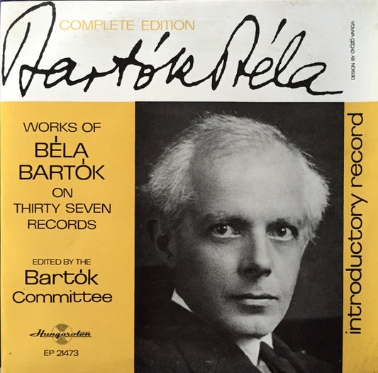 Béla Bartók : Introductory Record Of The Bartók Complete Edition (7", EP)