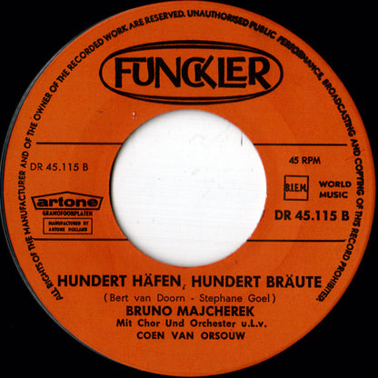 Bruno Majcherek : Du Schwarzer Zigeuner / Hundert Häfen, Hundert Bräute (7", Single)