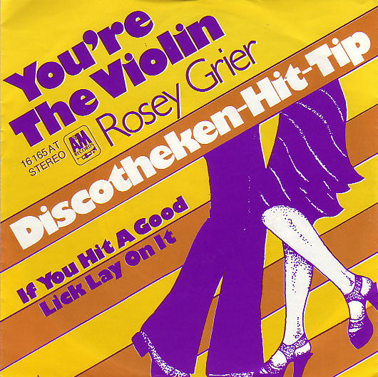 Roosevelt Grier : You're The Violin (7", Single)