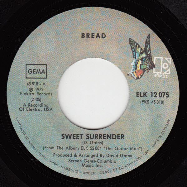 Bread : Sweet Surrender (7", Single)