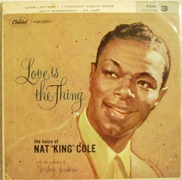 Nat King Cole : Love Is The Thing (Part 3) (7", EP)