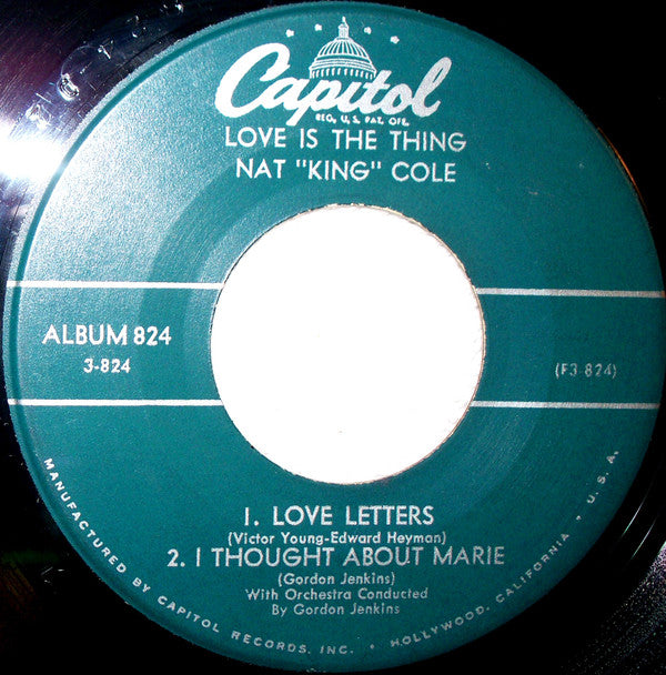 Nat King Cole : Love Is The Thing (Part 3) (7", EP)