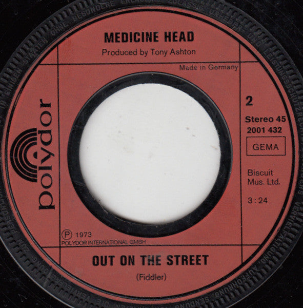 Medicine Head (2) : One & One Is One (7", Single)