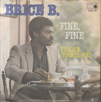 Brice Bagouendi : Fine, Fine (7", Single)