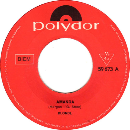 Blondl : Amanda (7", Single)