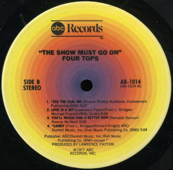 Four Tops : The Show Must Go On (LP, Album, Ter)